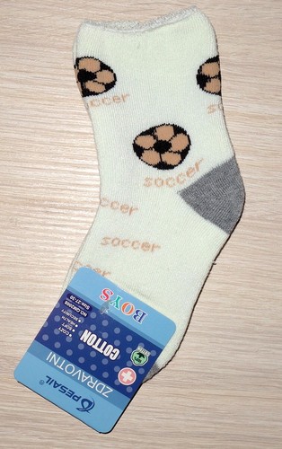 Chlapecké zdravotní ponožky teplé - Fotbal, vel.31/34