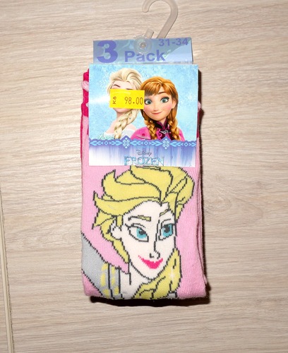 Dívčí ponožky Frozen - 3 pack, vel.31/34