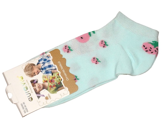 Dívčí ponožky nízké, Aura Via, - Jahoda, vel.32/35