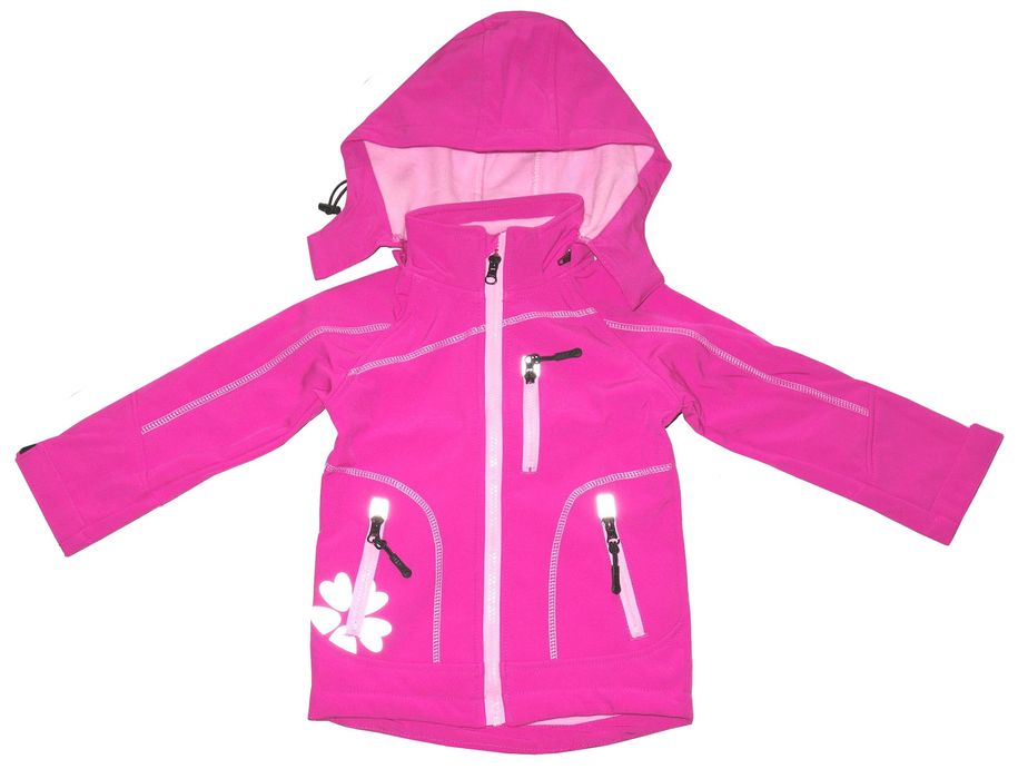 Dívčí softshellová bunda Kugo s fleece, vel.92