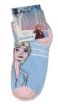 Dívčí ponožky nízké - Frozen, 3 páry, vel. 27/30
