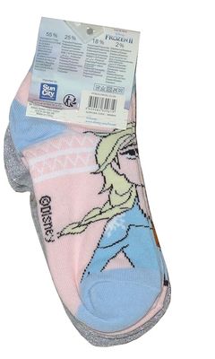 Dívčí ponožky nízké - Frozen, 3 páry, vel. 31/34
