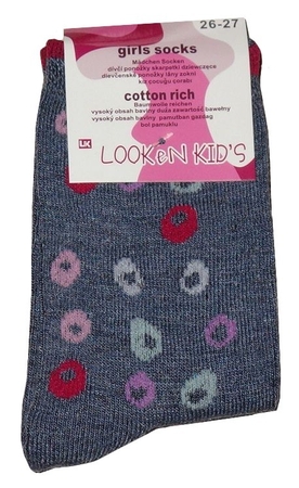 Dívčí ponožky Looken, klasické, vel. 28/31