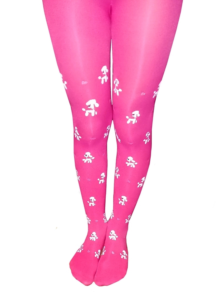 Dívčí nylonové punčocháče (silonky), pevné, vel. 98/104