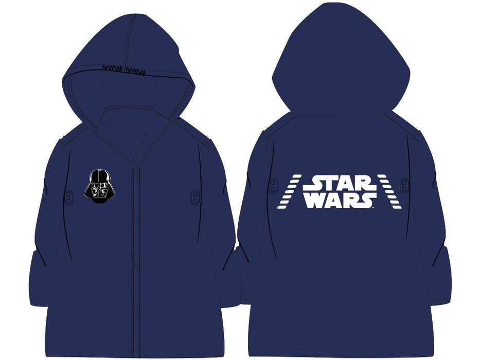 Dětská, chlapecká pláštěnka - Star Wars, vel. 122/128