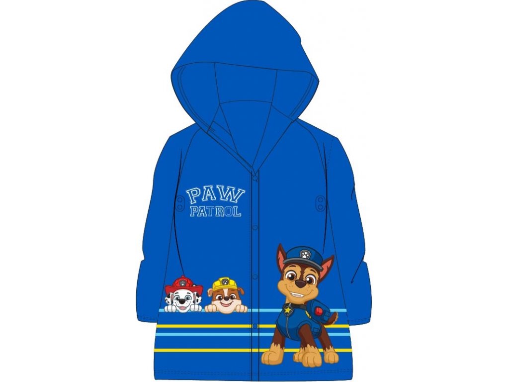 Dětská, chlapecká pláštěnka - Paw Patrol, vel. 122/128
