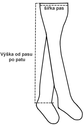 Dívčí punčocháče Frozen - Elsa, vel. 116/122