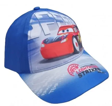 Chlapecká bavlněná kšiltovka, (5011-1) - Cars, vel. 54