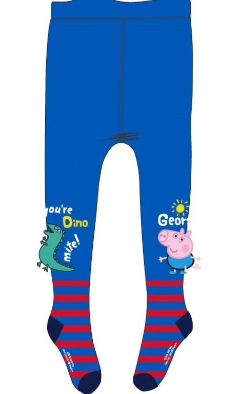 Chlapecké punčocháče - Peppa Pig, modré, 110/116