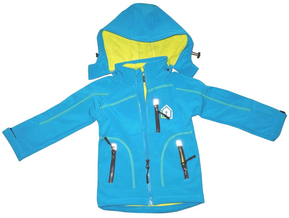 Chlapecká softshellová bunda Kugo s fleece, vel.86