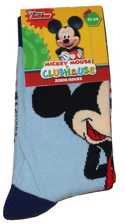 Chlapecké ponožky Mickey Mouse, vel. 23/26