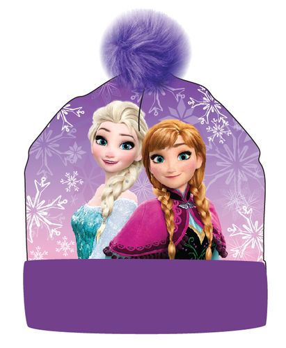 Dívčí zimní čepice Anna a Elsa, vel. 52