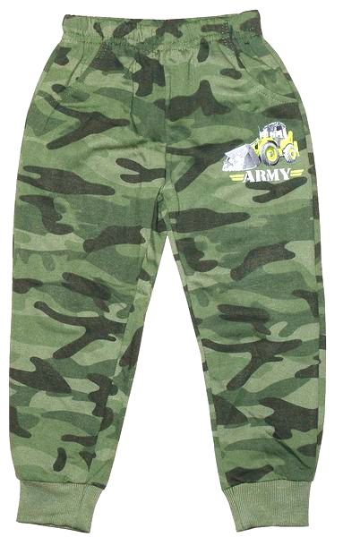 Chlapecké maskáčové tepláky Army - Nakladač, vel. 110
