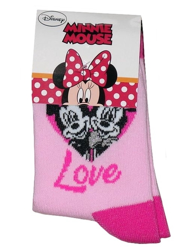 Dívčí ponožky Minnie Mouse, klasické, 3 páry, vel. 27/30