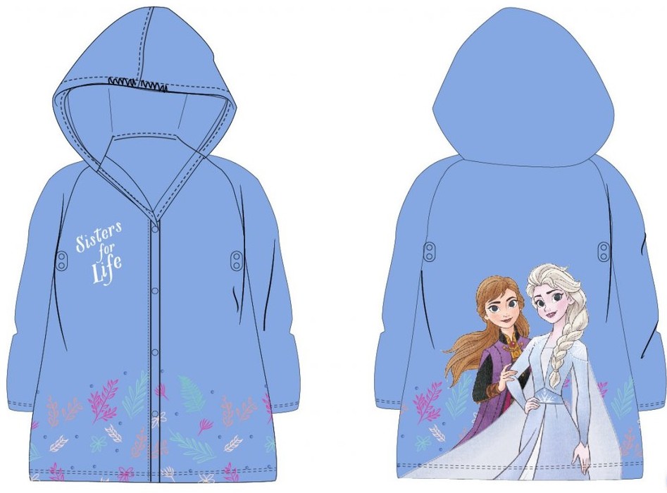 Dívčí, dětská pláštěnka Frozen - Anna a Elsa, vel. 104/110