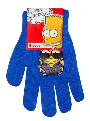 Chlapecké prstové rukavice - Simpsonovi, vel. 3-7, let