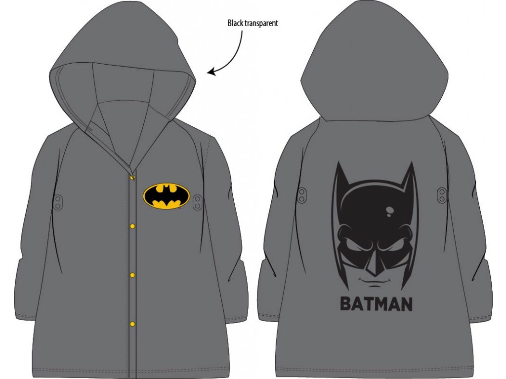 Dětská, chlapecká pláštěnka - Batman, vel. 104/110
