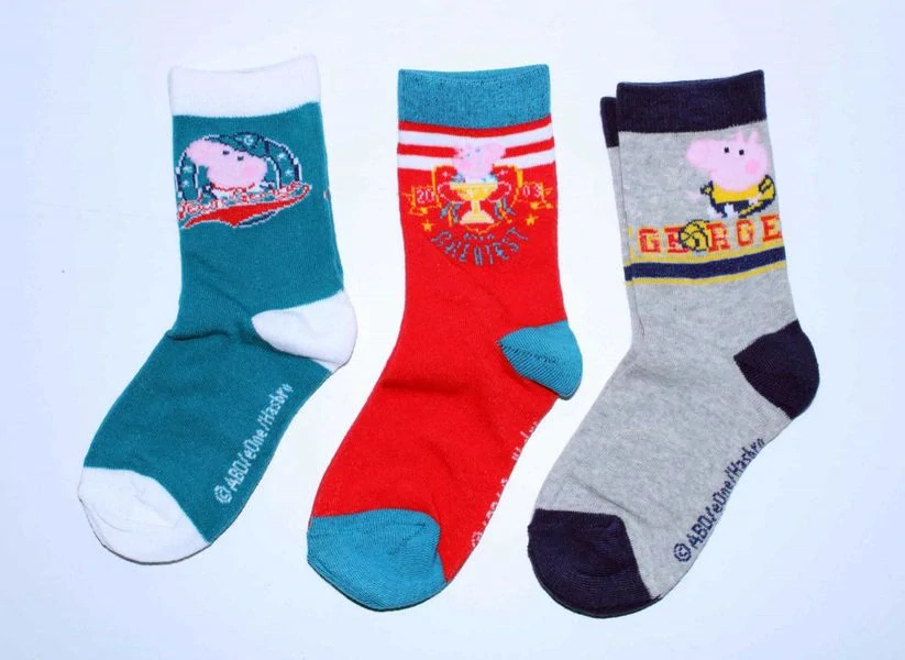 Chlapecké ponožky 3 ks, (3187-0) - Peppa Pig, 23/26