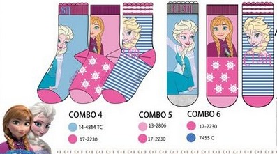 Dívčí ponožky Frozen - 3 pack, vel.27/30