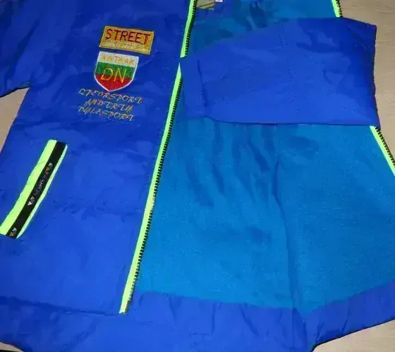 Chlapecká šusťáková bunda zateplená, Jaro/Podzim, modrá, vel. 110