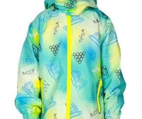 Chlapecká jarní šustáková bunda Kugo, zelenkavá, vel. 128