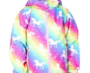 Dívčí jarní šustáková bunda Kugo, (2848-2), - Unicorn, vel. 110