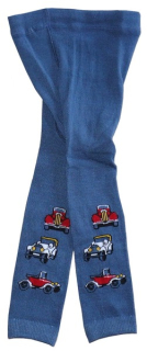 Chlapecké punčocháče bez šlapek W.D, modrá,  - 3/4 roky, (92/98)