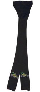 Chlapecké punčocháče bez šlapek W.D, černá, - 14/16 let, (140/146)