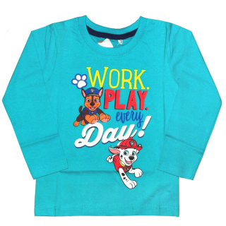 Chlapecké bavlněné tričko, tyrkysová - Paw Patrol, vel. 116