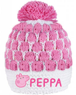 Dívčí čepice zimní - Peppa Pig, vel. 52