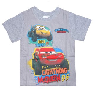 Chlapecké bavlněné  tričko (6416-1) - Cars, vel. 122