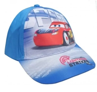 Chlapecká bavlněná kšiltovka, (5011-0) - Cars, vel. 54