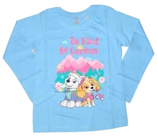 Dívčí, dětské tričko modré, Paw Patrol