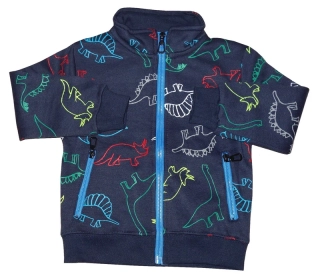 Chlapecká mikina Kugo, (8670-1) - Dinosauři, vel. 98