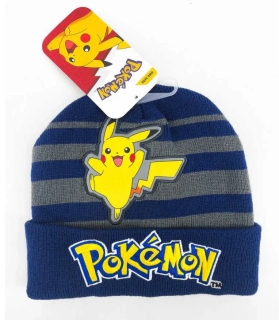 Chlapecká zimní čepice pokémon, modrá, vel. Uni, 3-8 let 
