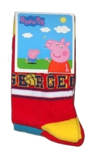 Chlapecké ponožky 3 ks, (3187-1) - Peppa Pig, vel. 23/26