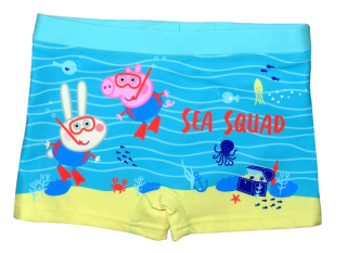 Chlapecké plavky - Peppa Pig, tyrkysové, vel. 98