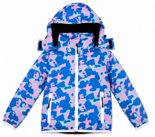 Dívčí softshellová bunda Neverest, s fleece, maskáčová, (9562-1)