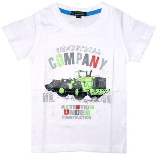 Chlapecké tričko bavlněné, (7304-3) - Nakladač, vel. 116/122